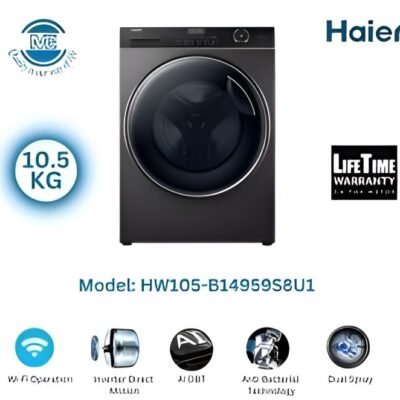 Haier HW105-B14959S8U1 10.5 KG AI Front Load Washing Machine