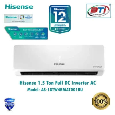 Hisense AS18TW4RMATD01BU 1.5 Ton Inverter AC
