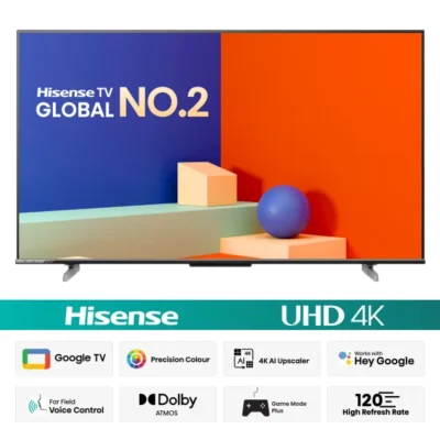 Hisense 55A6F3 55 Inch Bezelless Smart Android 4K UHD Google TV
