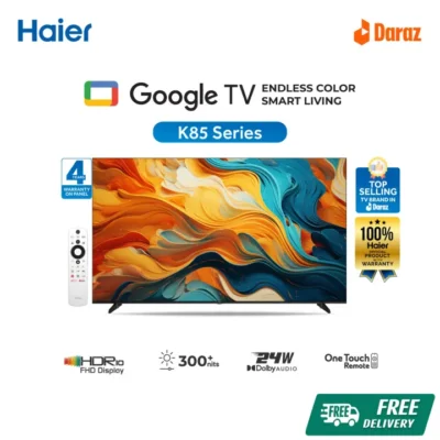 Haier 43" FHD Google TV (H43K85FFX)