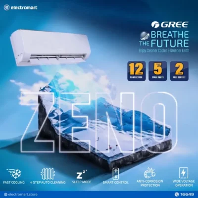Gree Official Inverter AC (GS-12XZNA3V - Zeno Series)