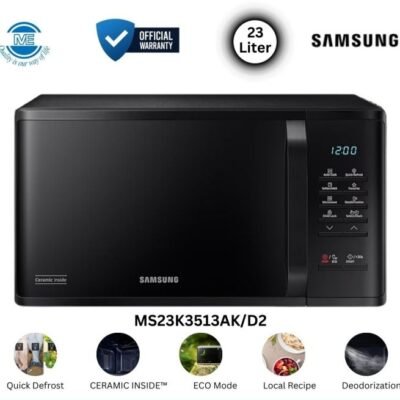 Samsung MS23K3513AK-D2 23L Solo MicroWave Oven