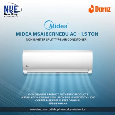 Midea 1.5 Ton Non-Inverter Air Conditioner (MSA18CRN)