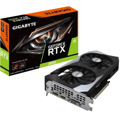 GIGABYTE GeForce RTX 3050 WINDFORCE OC 8GB GDDR6 Graphics Card